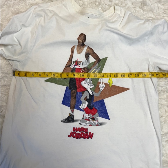 Nike Jordan Mens Hare T-shirt White 658559-100 - Picture 5 of 6